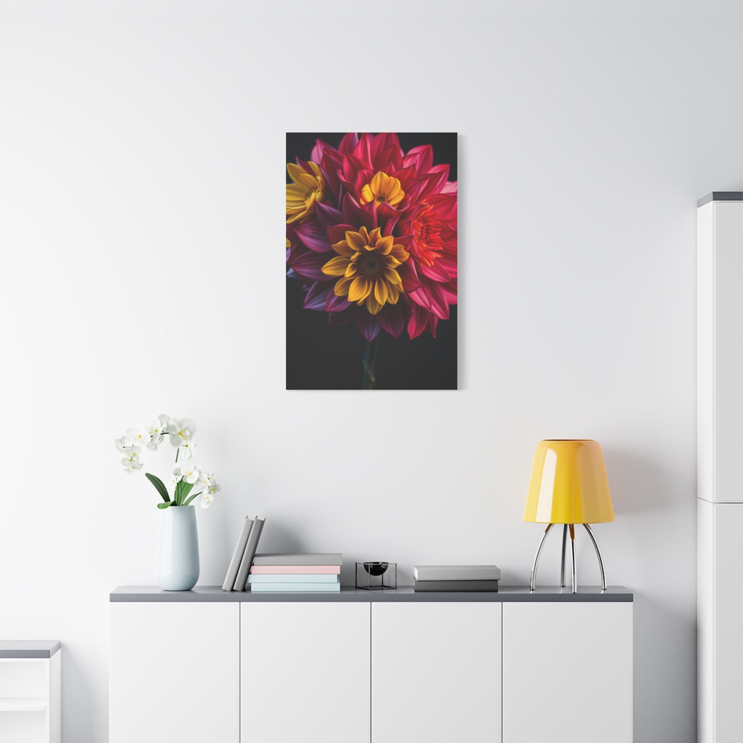 Serene Blossom Countenance Wall Art & Canvas Print