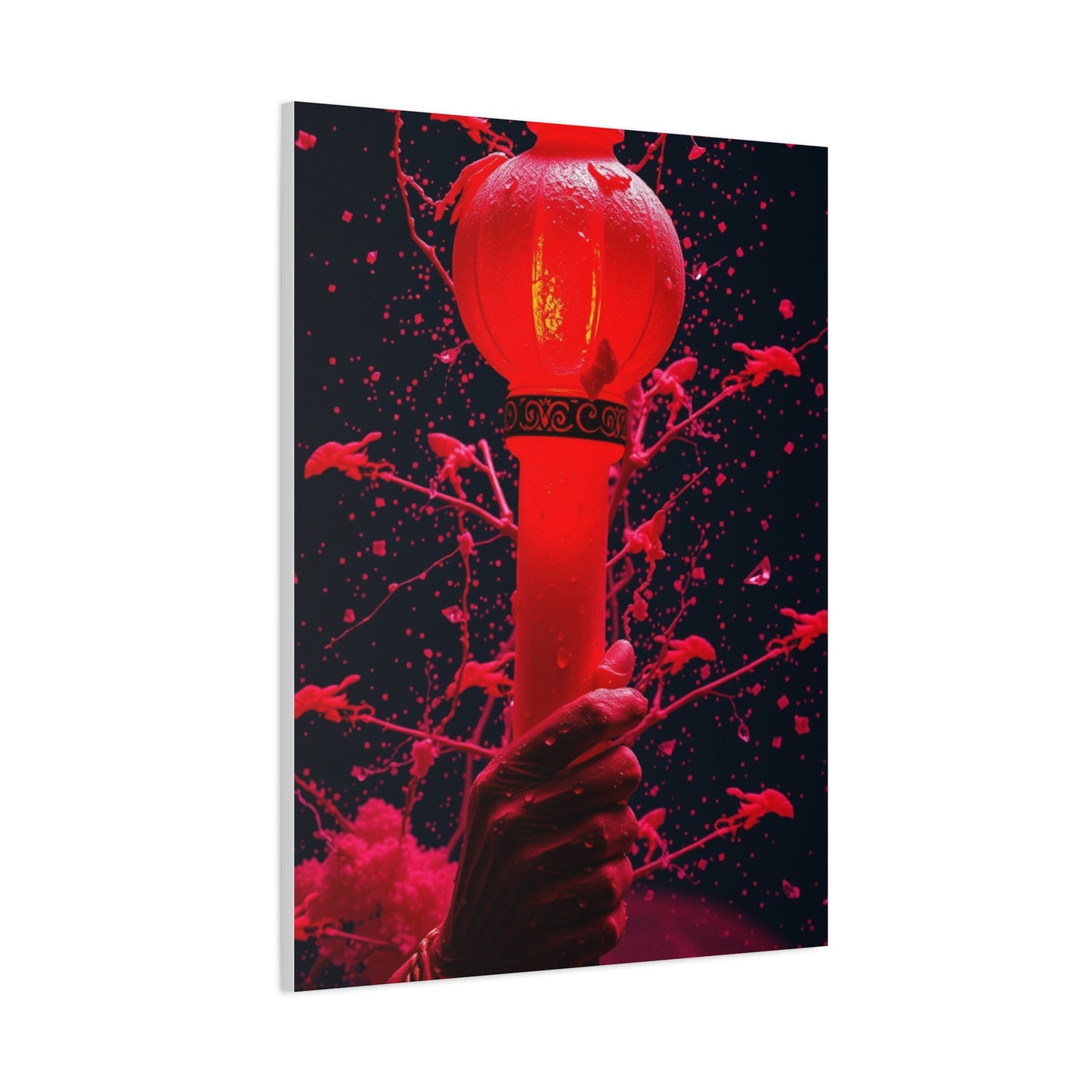 Ruby Euphoria Painting Wall Art & Canvas Print