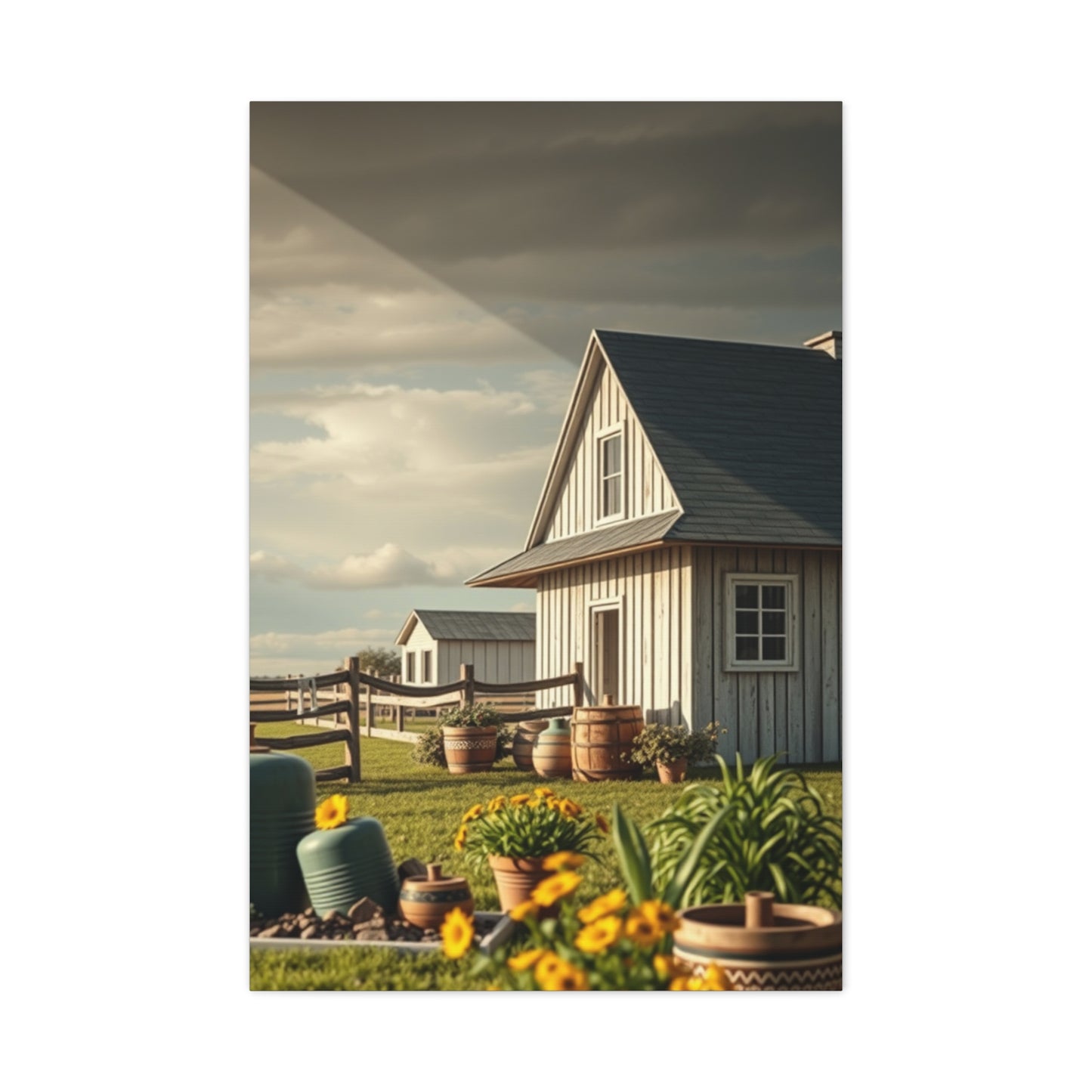 Tranquil Fields Luxe Canvas Wall Art & Canvas Print