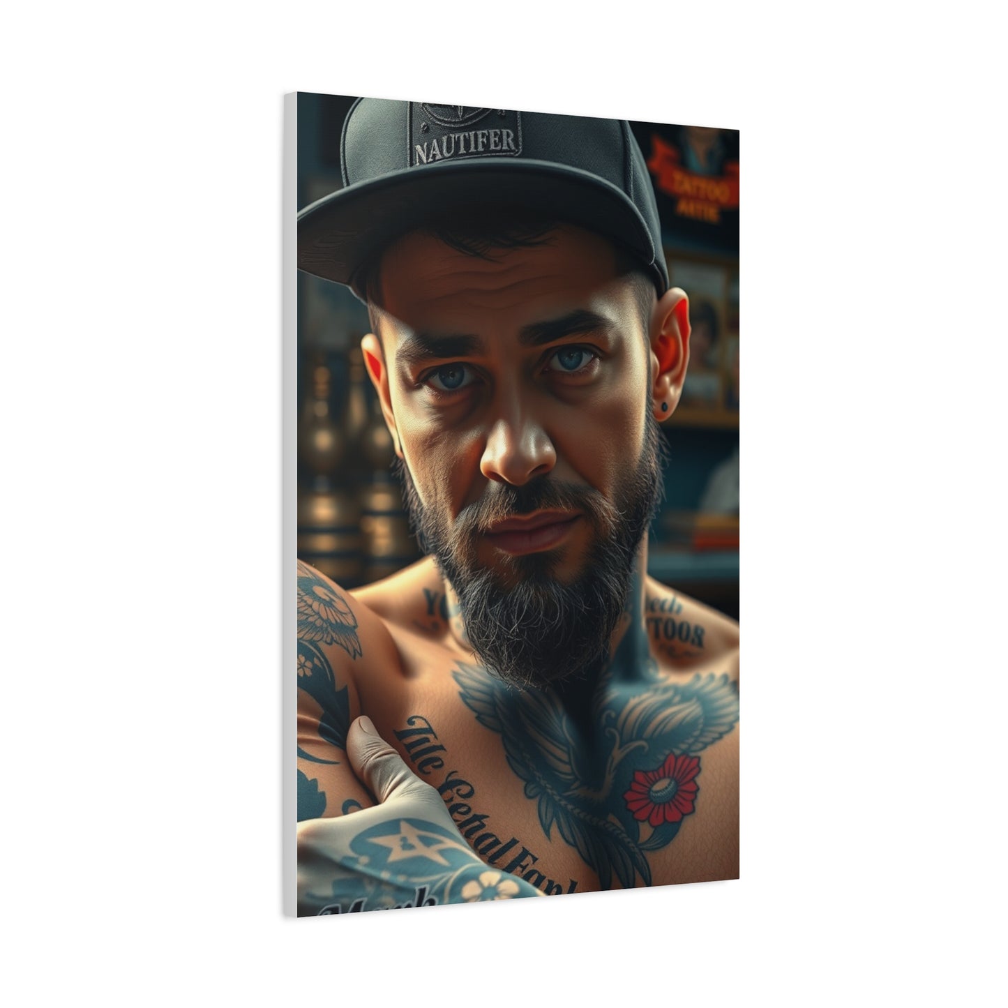 Masterpiece Tattoo Parlor Art Vision Wall Art & Canvas Print