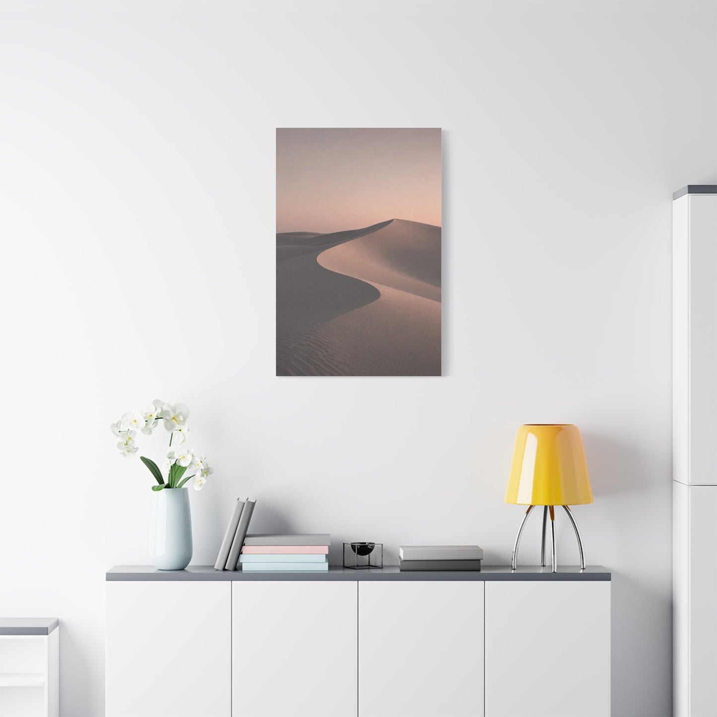 Minimal Desert Serenity Wall Art & Canvas Print
