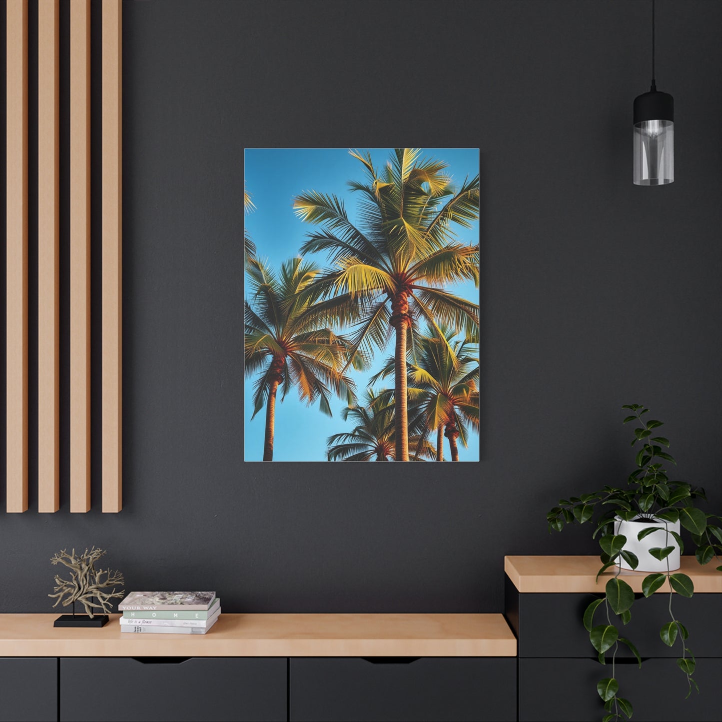 Tranquil Palmscape Wall Art & Canvas Print