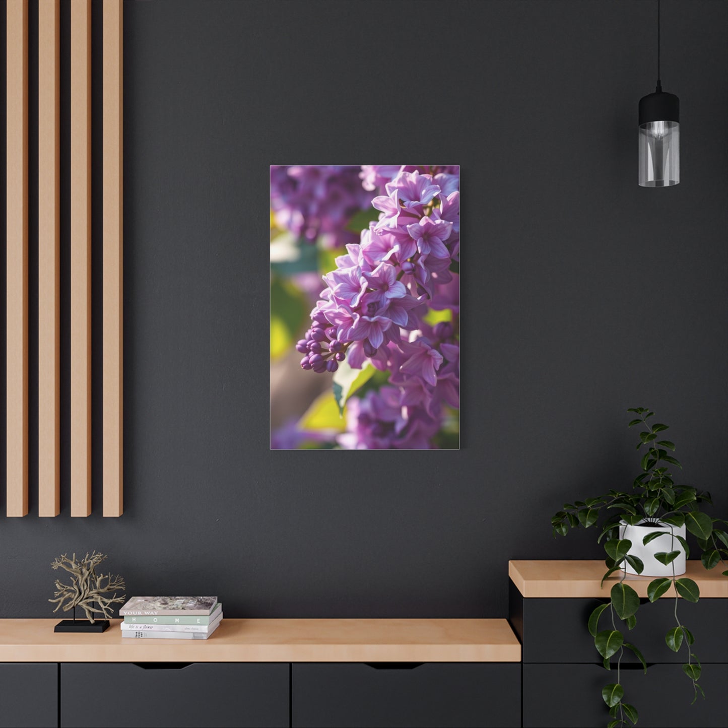 Lilac Flower Art Supreme Gallery Wall Art & Canvas Print