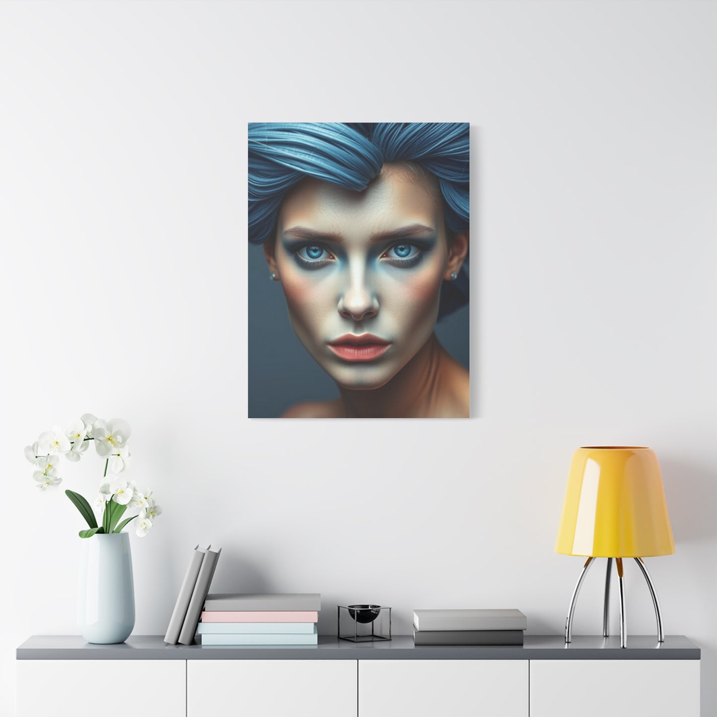 Blue & Gray Art Refined Canvas Wall Art & Canvas Print