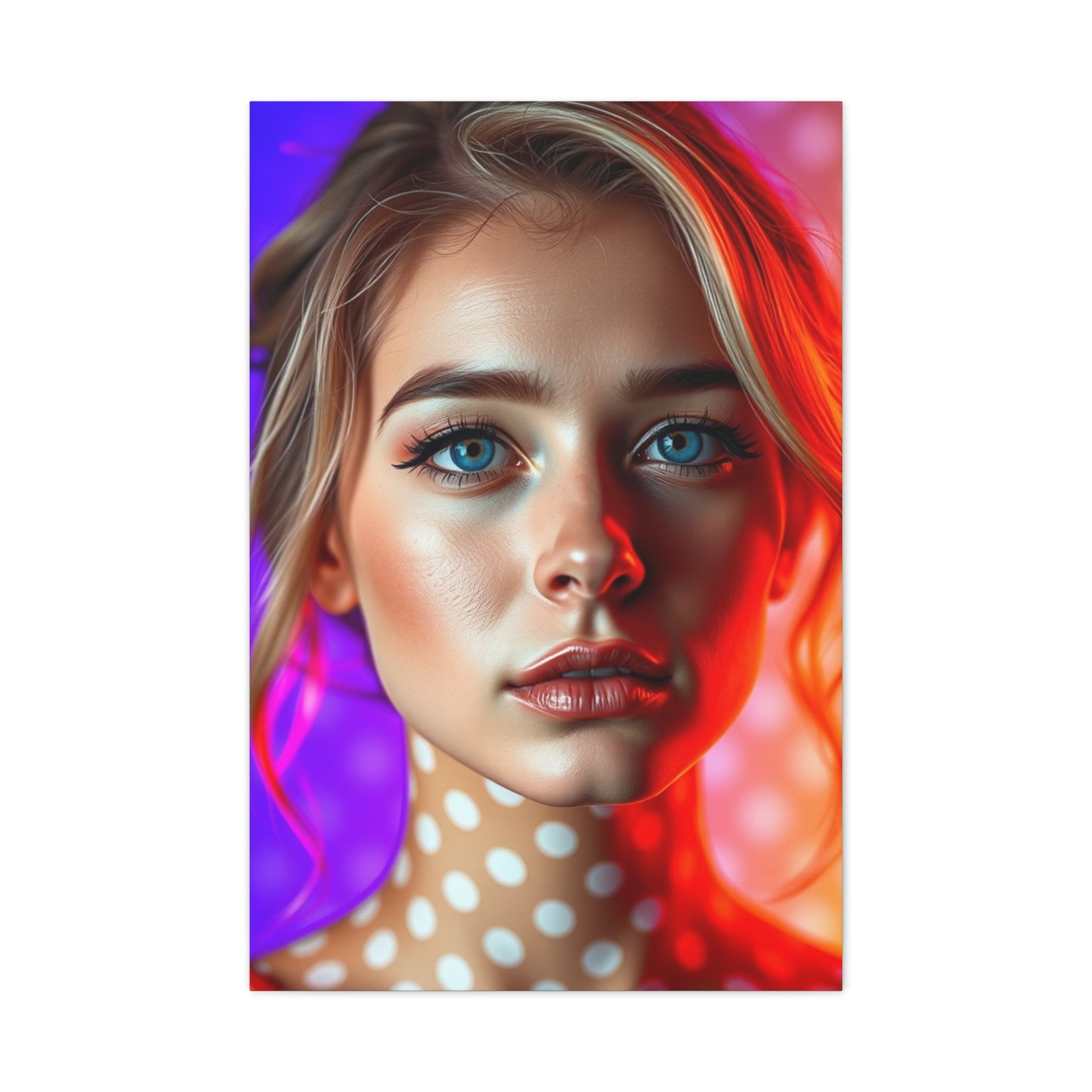 Elite Polka Dot Pattern Art Vision Wall Art & Canvas Print