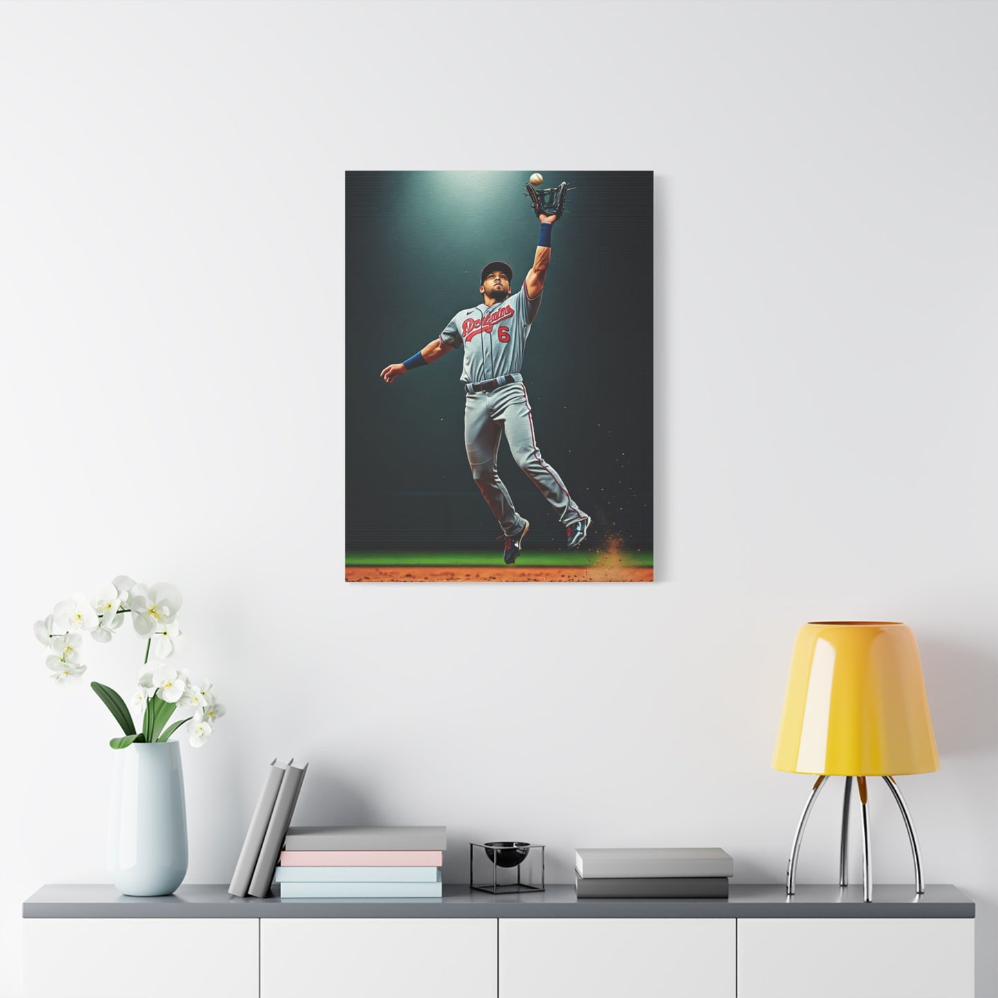 Outfield Catch Spotlight Glory Wall Art & Canvas Prints