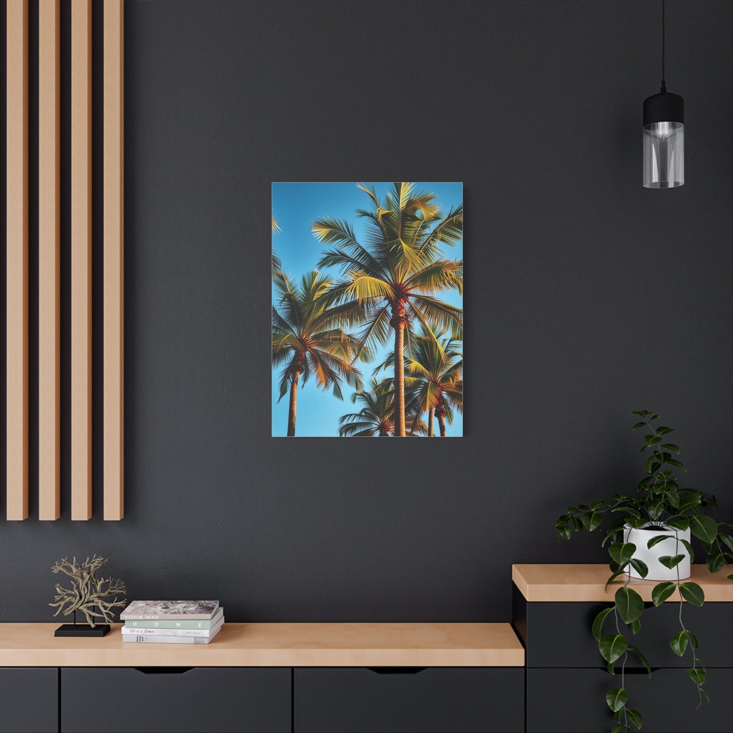 Tranquil Palmscape Wall Art & Canvas Print