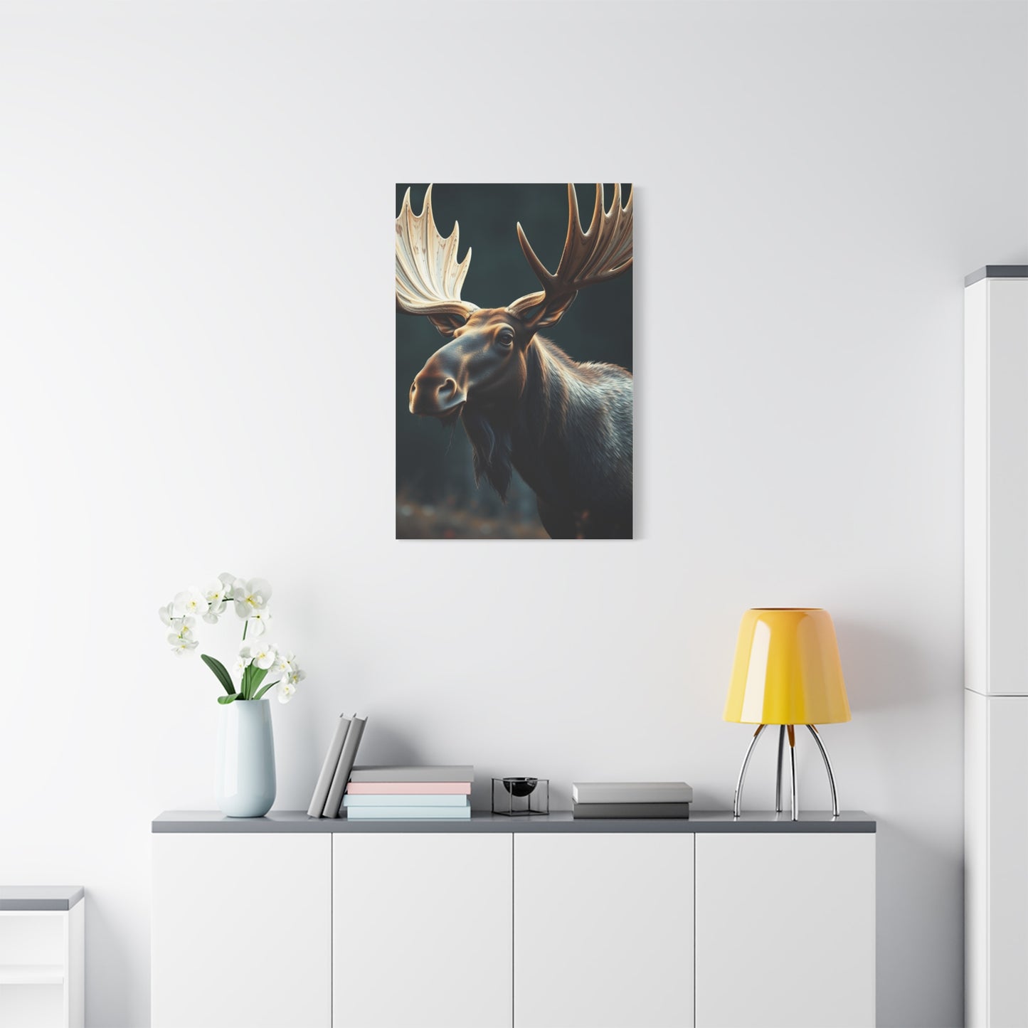 Moose Art Refined Canvas Wall Art & Canvas Print