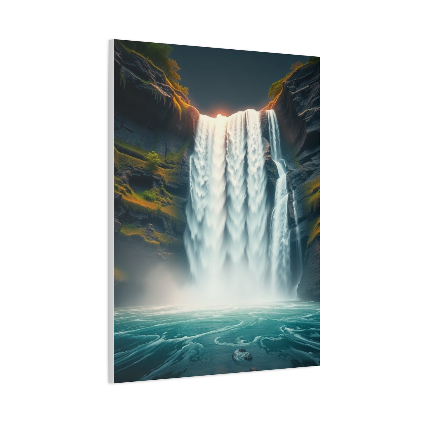 Luxe Cascade Deconstruction Wall Art & Canvas Print