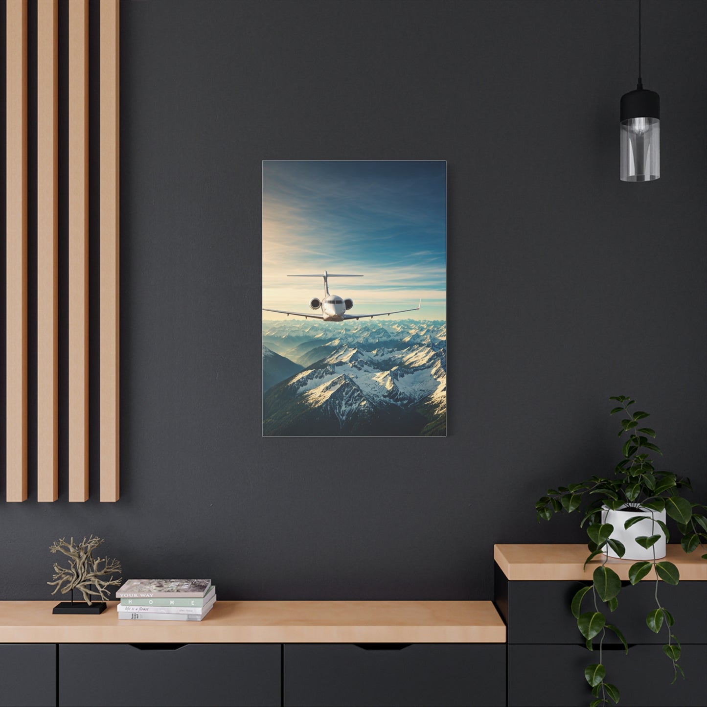 Mountain Summit Jet Journey Wall Art & Canvas Prints