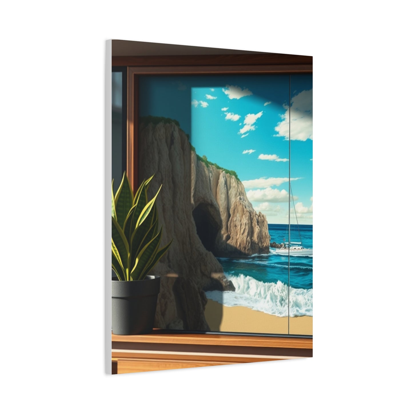 Azure Horizon Masterpiece Wall Art & Canvas Print