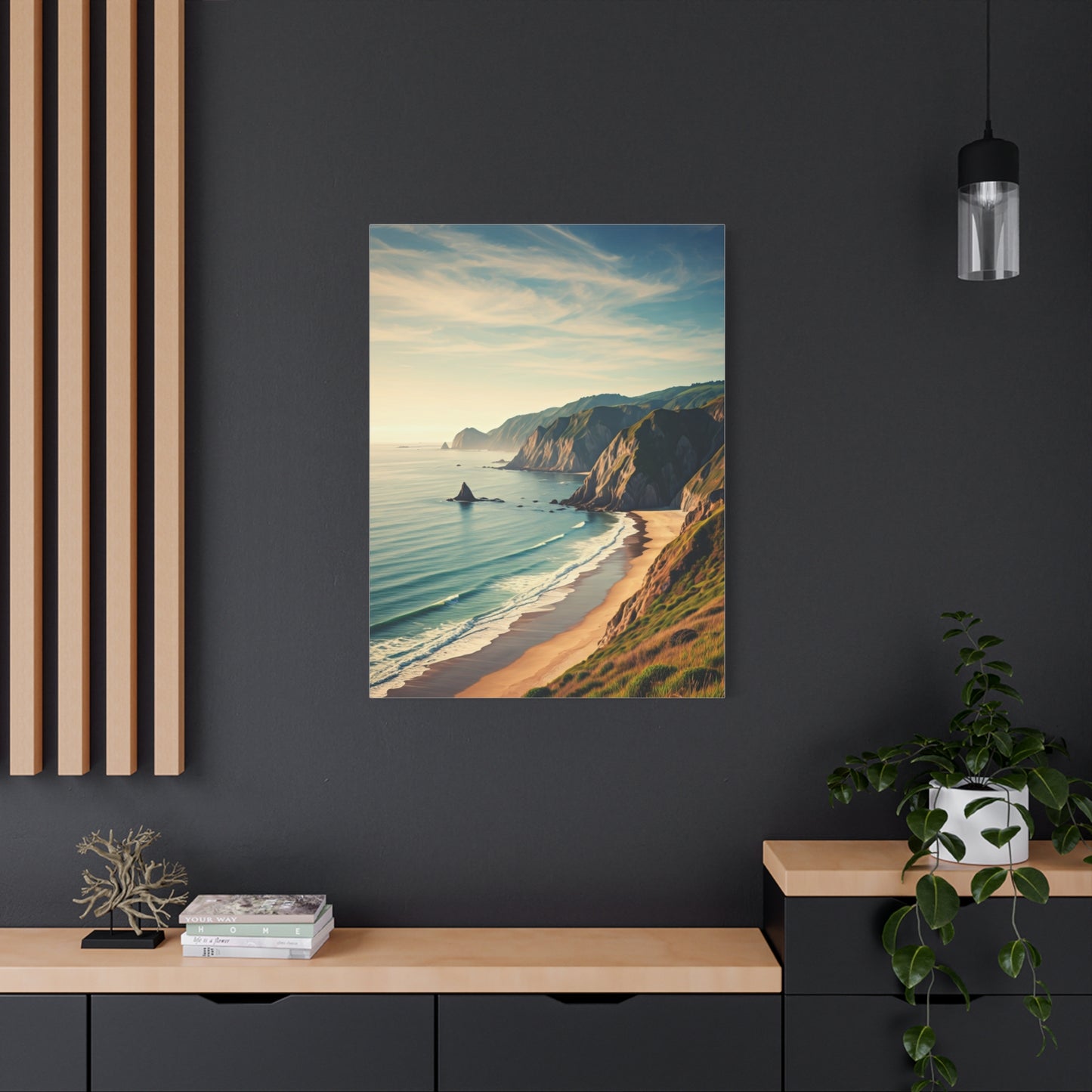 Majestic Cliffside Ocean Panorama Wall Art & Canvas Prints