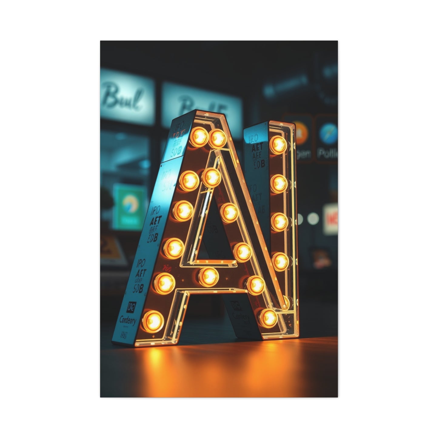 Masterpiece Alphabet & Letter Art Vision Wall Art & Canvas Print