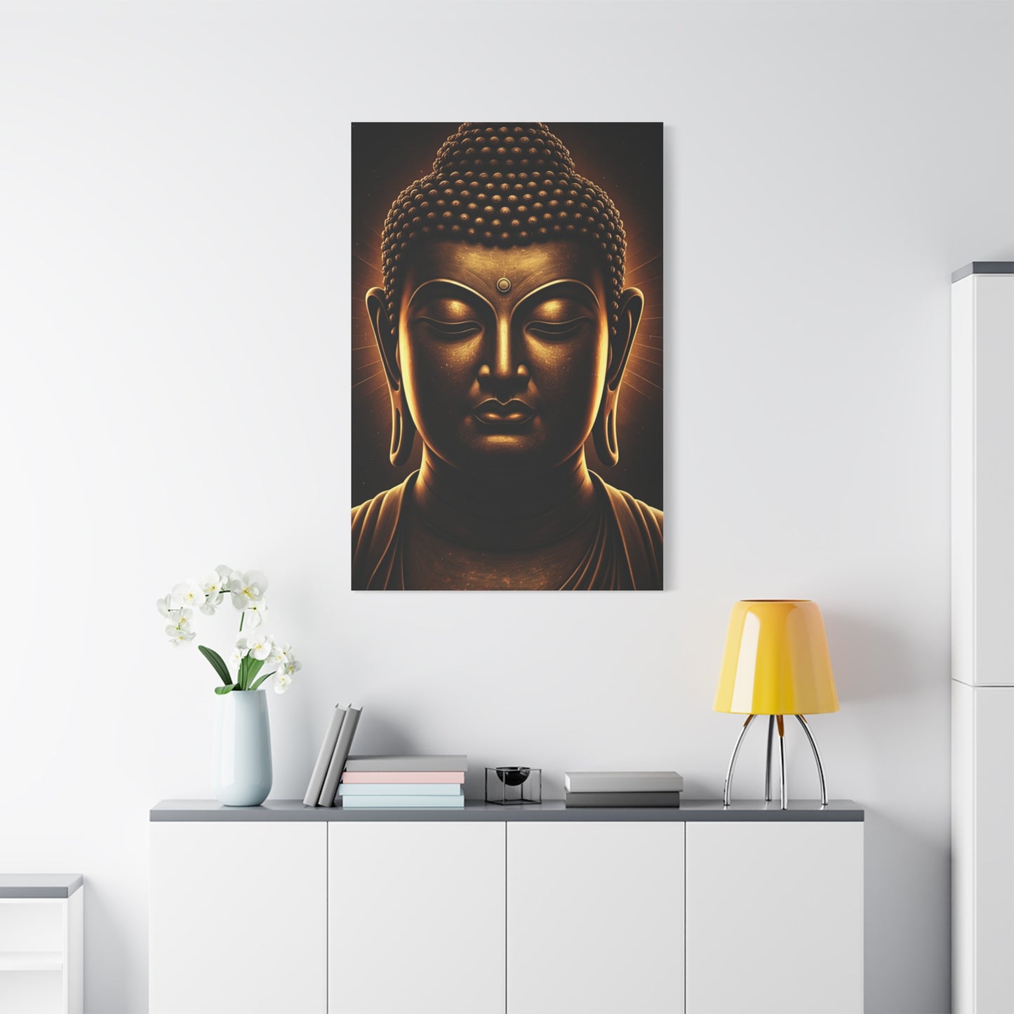 Lotus Harmony Buddha Wall Art & Canvas Prints