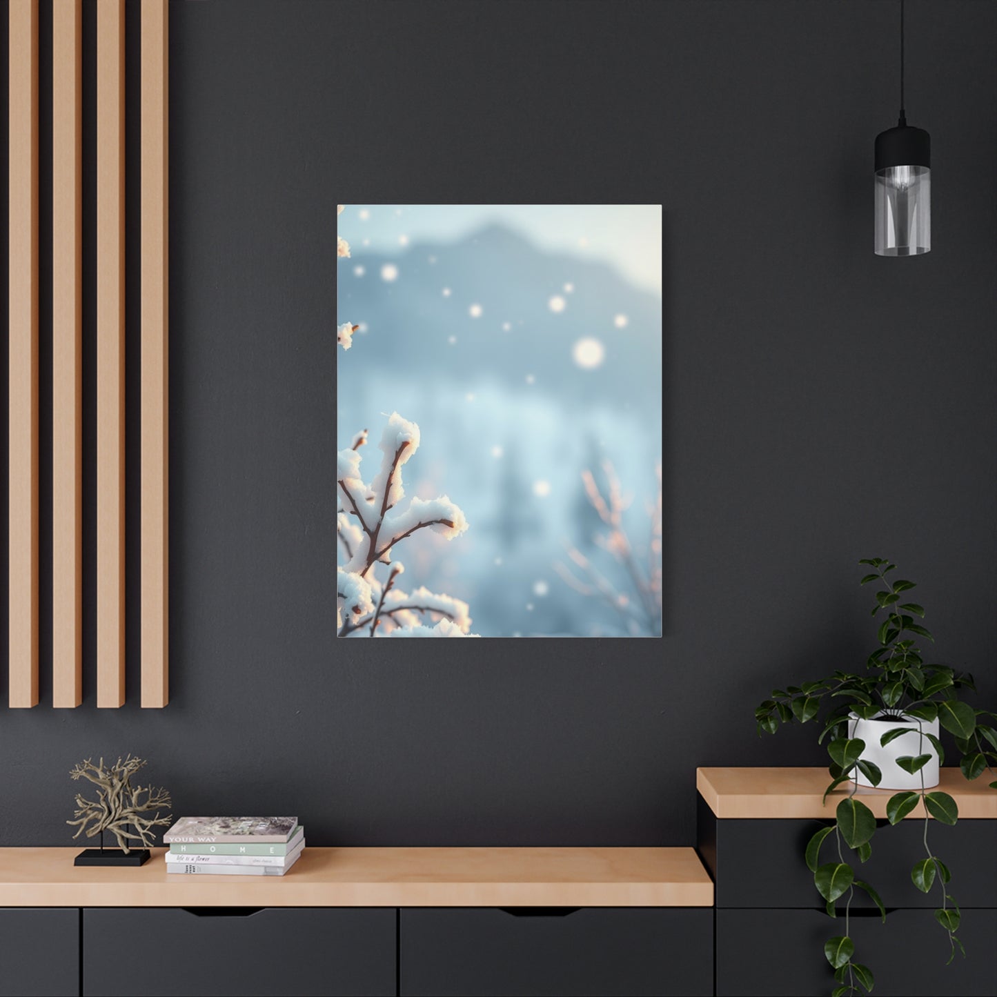 Crystalline Season Canvas Wall Art & Canvas Print