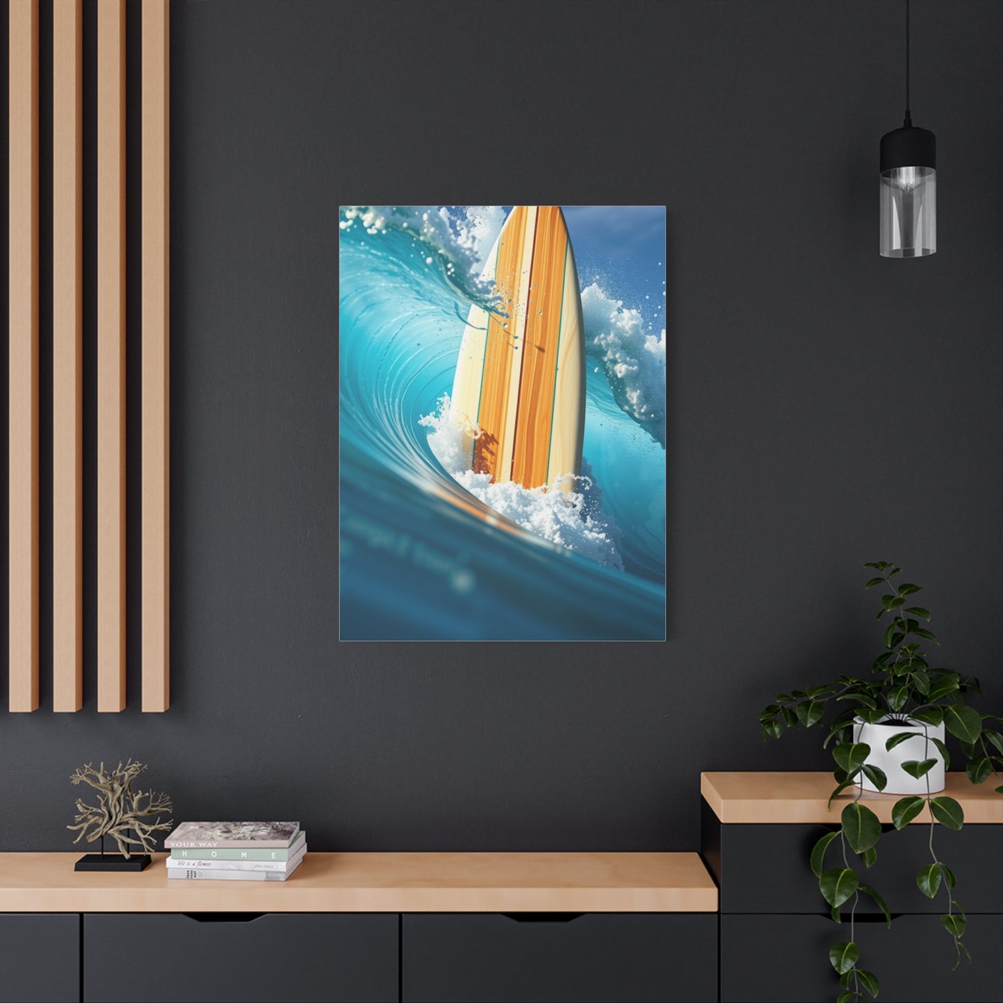 Azure Crest Masterpiece Wall Art & Canvas Print