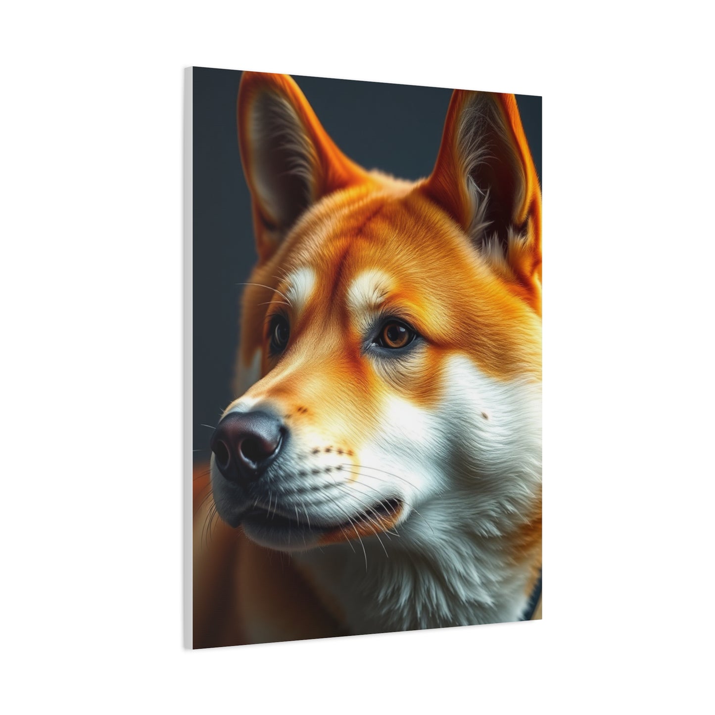 Shiba Inu Dog Art Refined Canvas Wall Art & Canvas Print