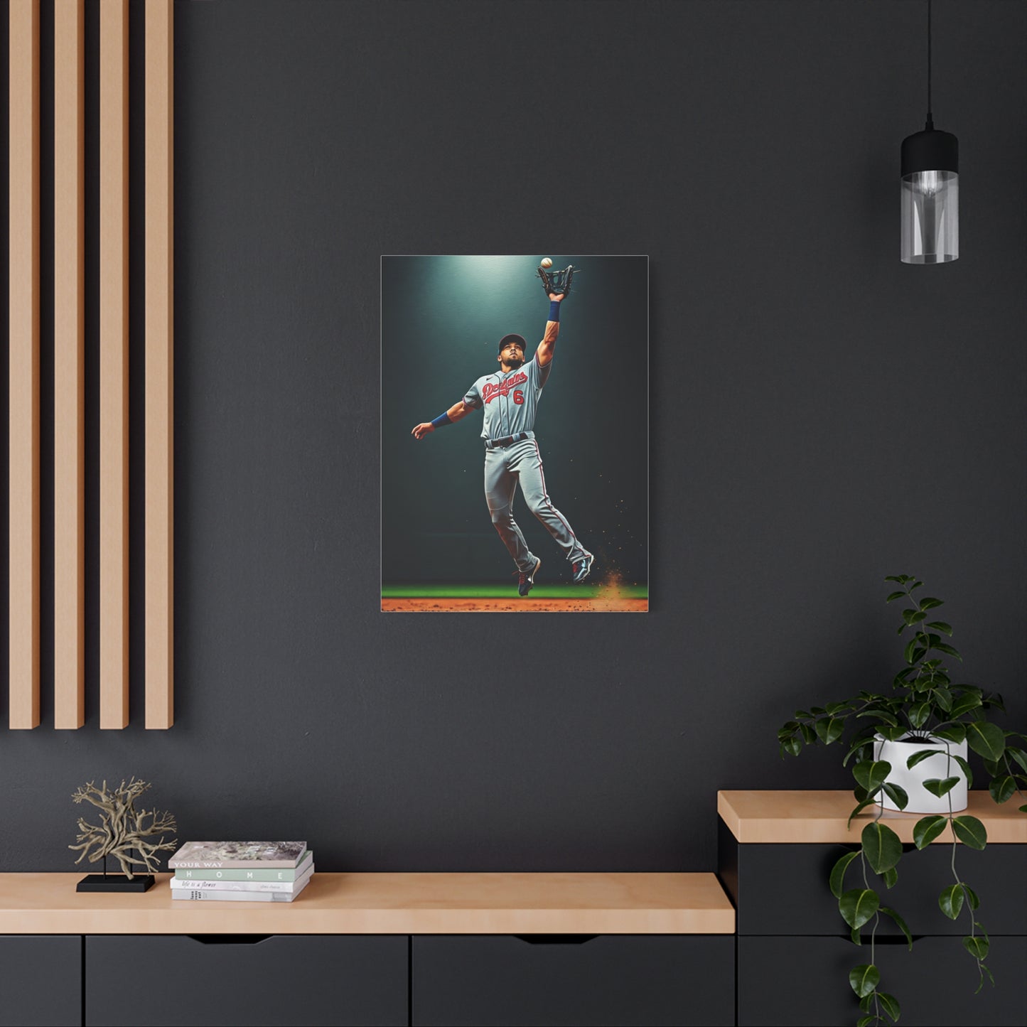 Outfield Catch Spotlight Glory Wall Art & Canvas Prints