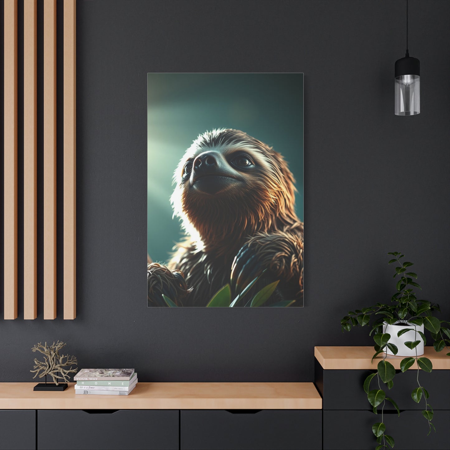 Sloth Art Refined Canvas Wall Art & Canvas Print