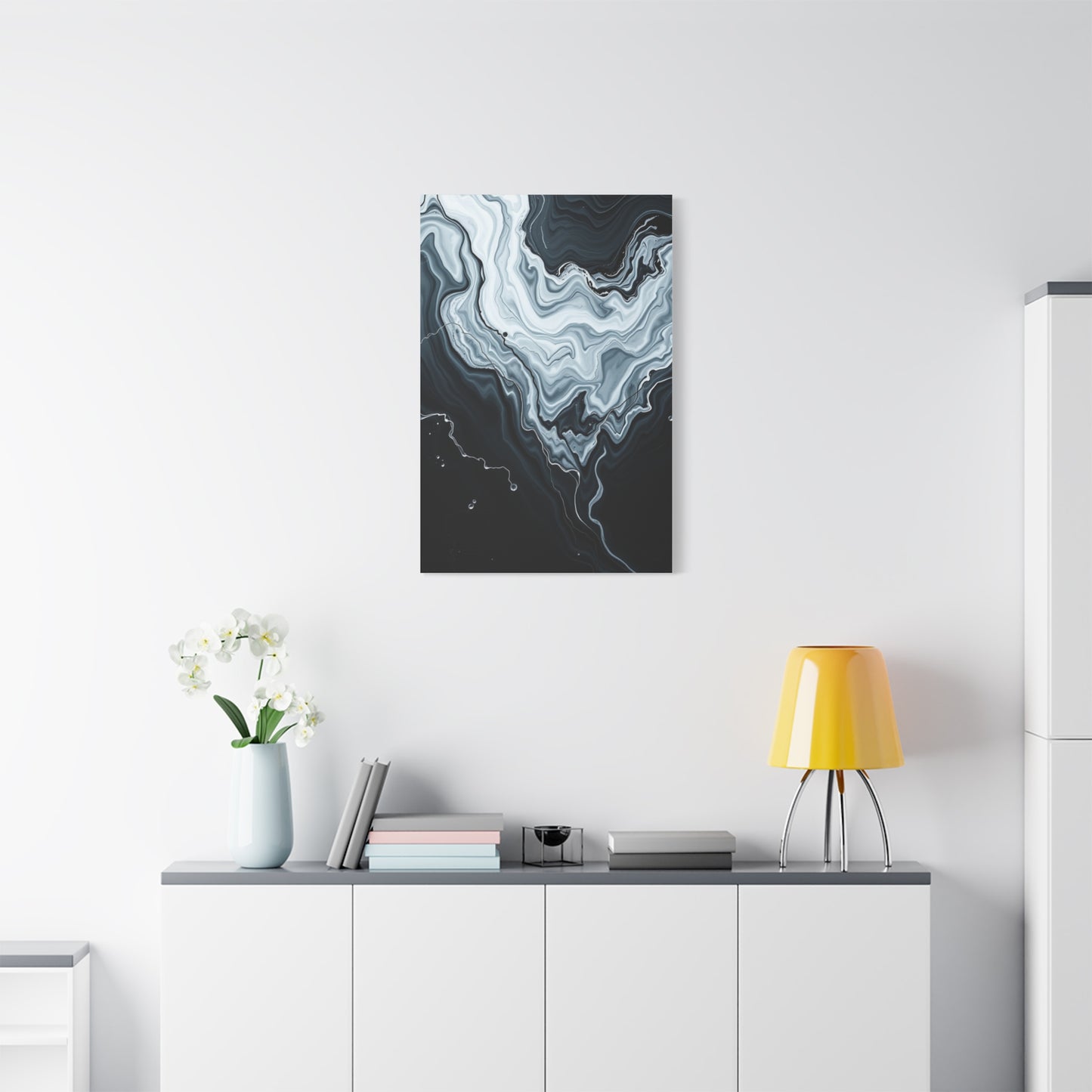 Black and White Abstract Art Supreme Gallery Wall Art & Canvas Print