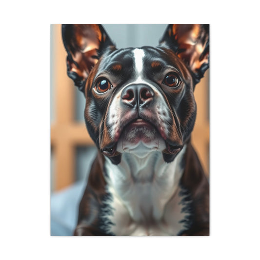 Masterpiece Boston Terrier Art Vision Wall Art & Canvas Print