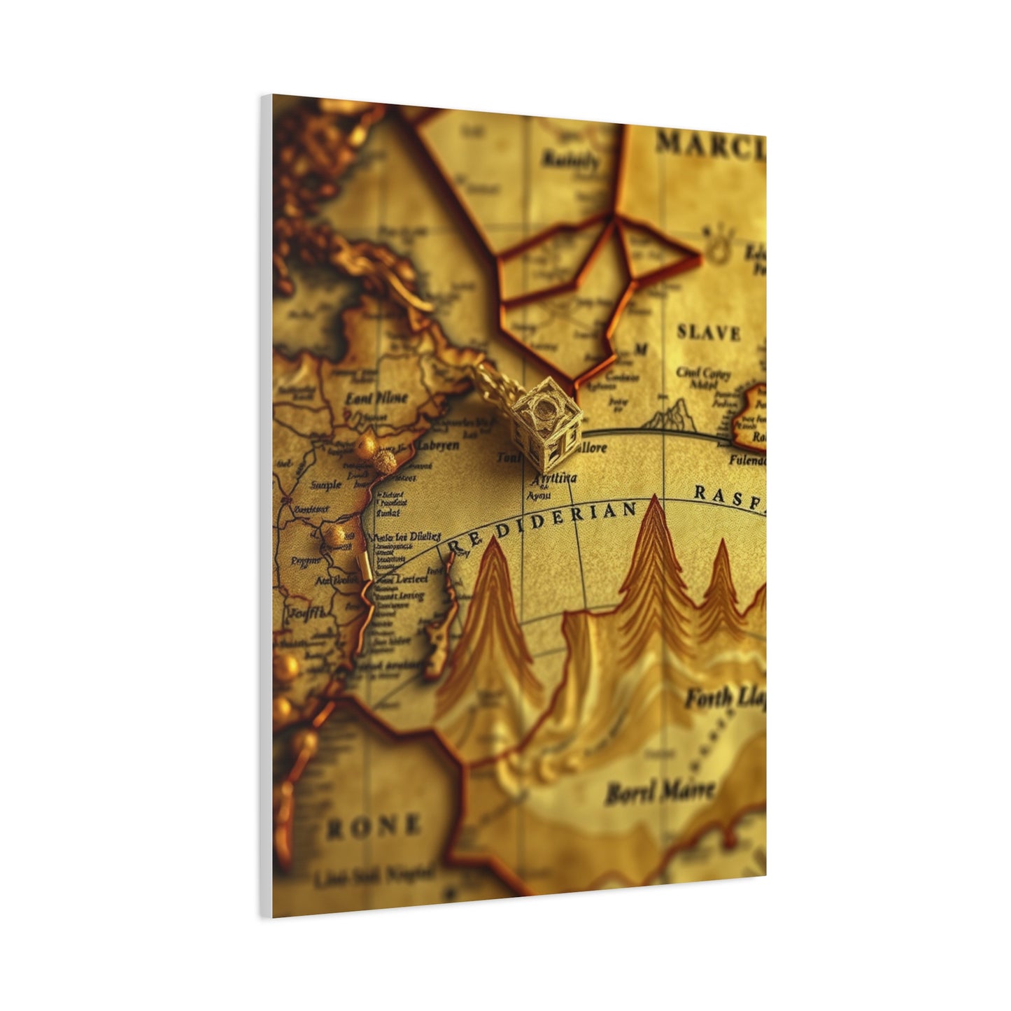 Supreme Antique Maps Art Collection Wall Art & Canvas Print