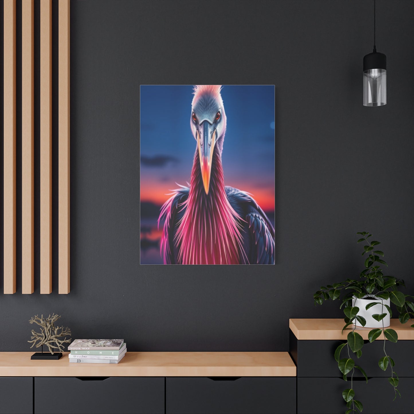 Luxe Plumage Portraiture wall art & canvas print