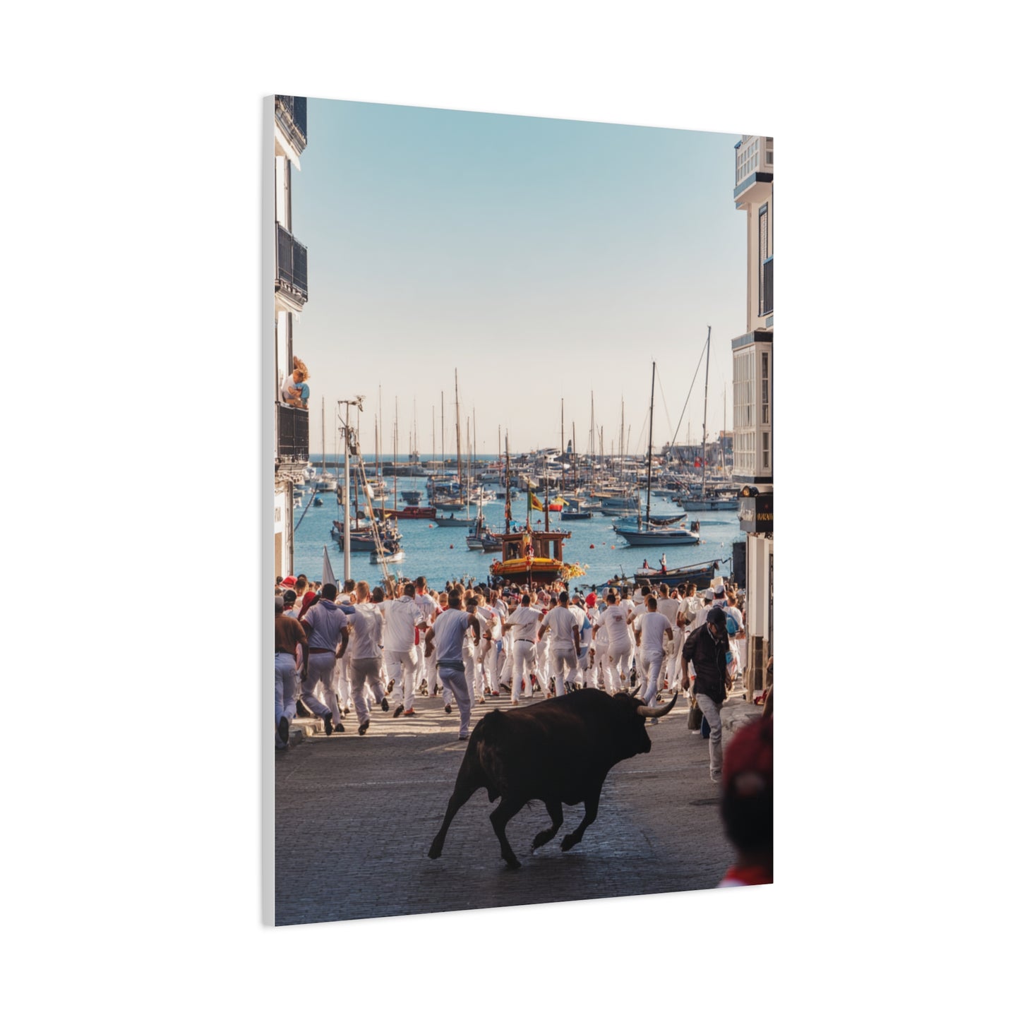 Bous a la Mar Coastal Bull Festival Wall Art & Canvas Print