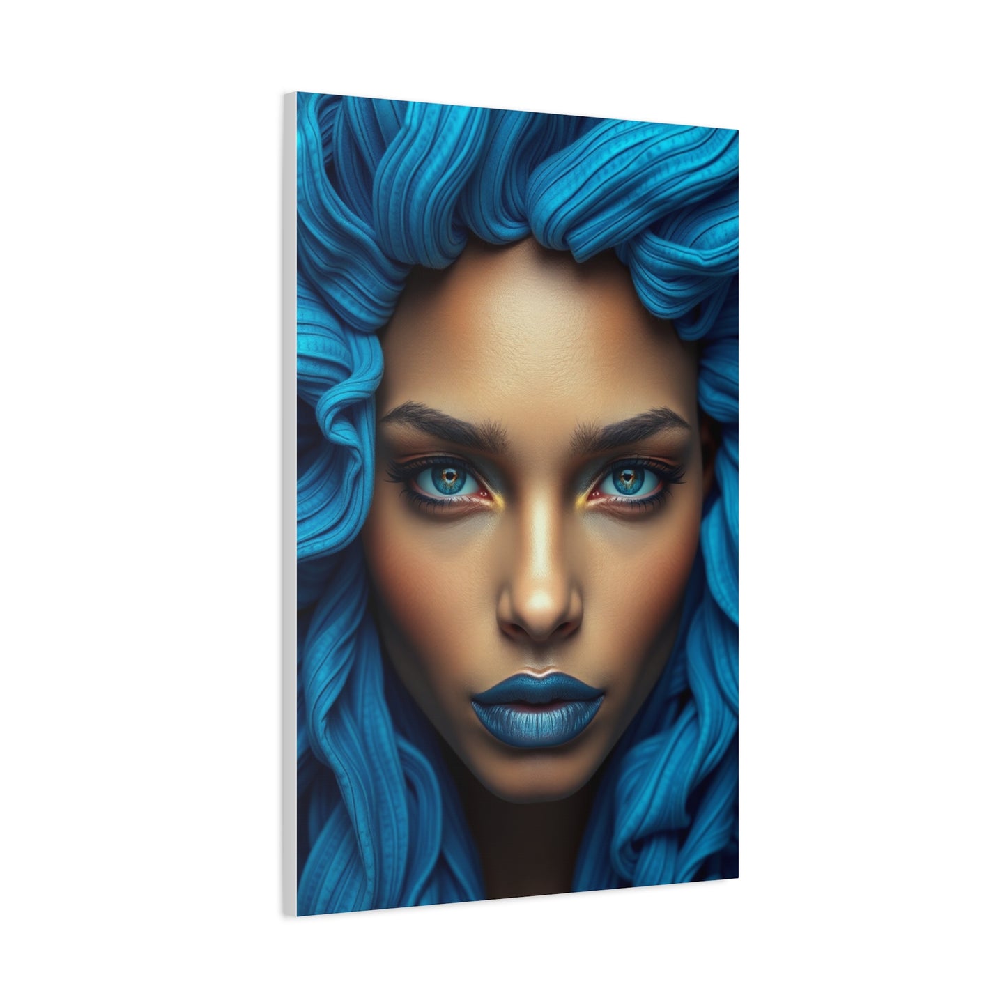 Supreme Blue & Green Art Collection Wall Art & Canvas Print