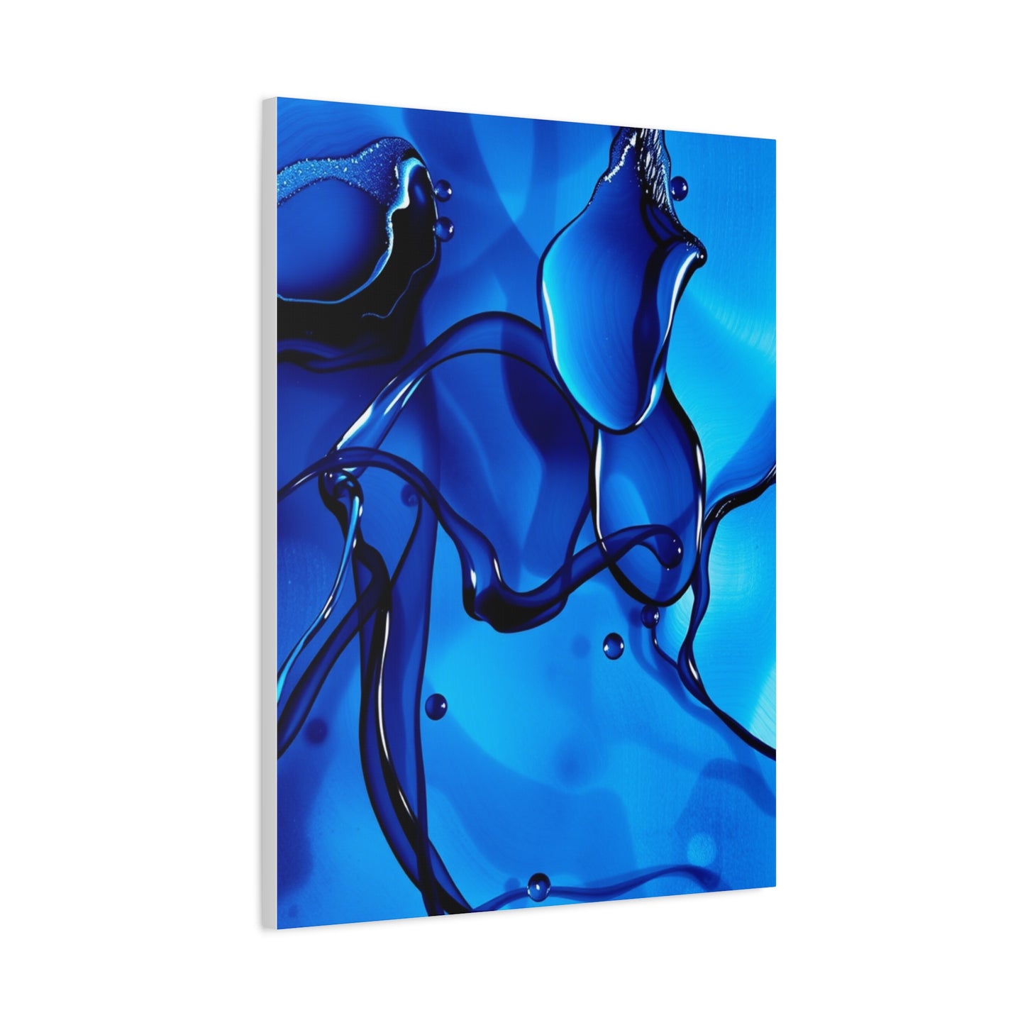 Blue Abstract Art Luxury Canvas Wall Art & Canvas Print