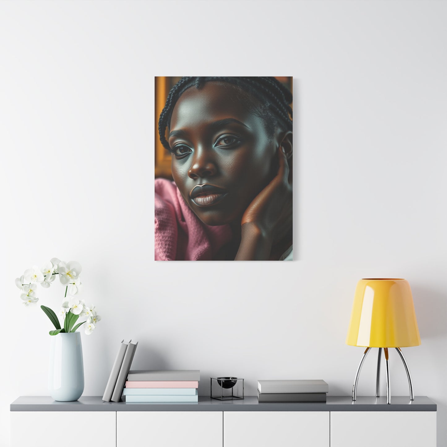 Vision Black Love Art Art Wall Art & Canvas Print