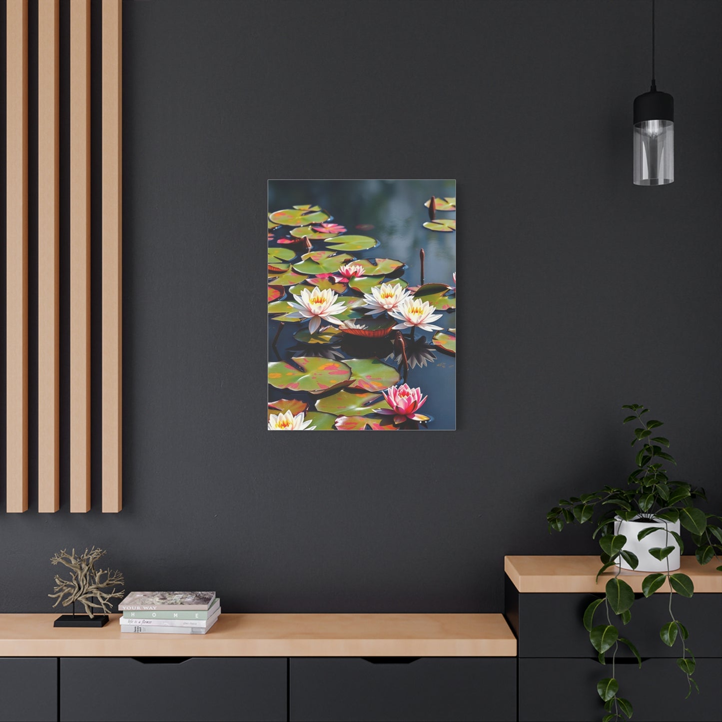 Claude Monet Water Lilies Art Luxury Canvas Wall Art & Canvas Print
