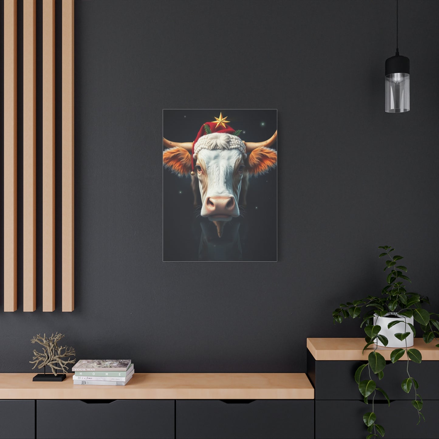 Noel Bovine Serenity Canvas wall art & canvas print