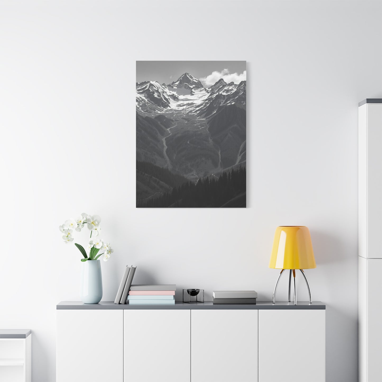 Supreme Black & White Scenic Landscapes Art Collection Wall Art & Canvas Print