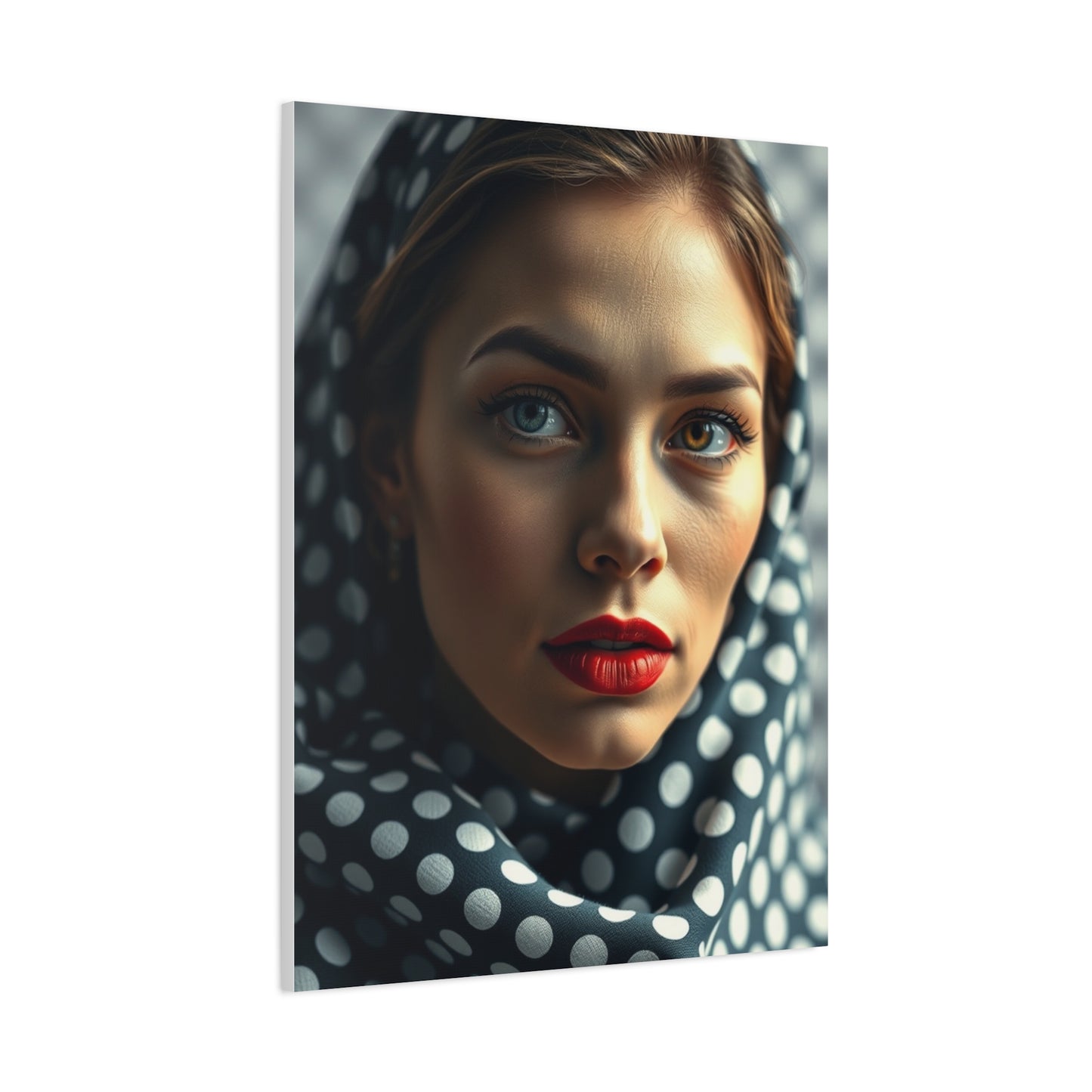 Polka Dot Pattern Art Refined Canvas Wall Art & Canvas Print