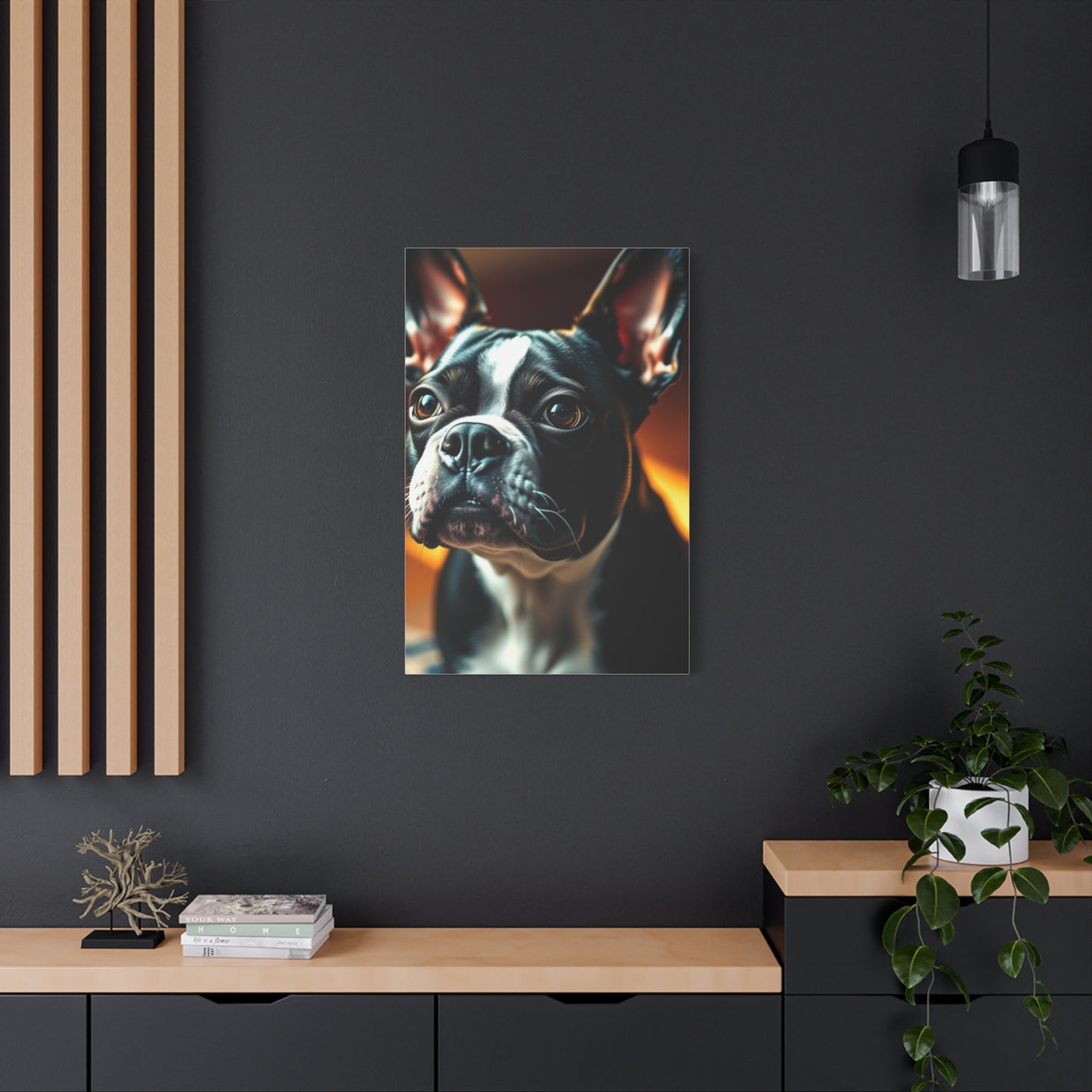 Boston Terrier Art Luxury Canvas Wall Art & Canvas Print