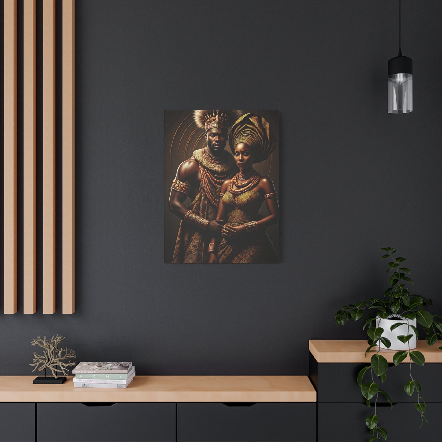 Royal Warrior Couple Legacy Wall Art & Canvas Prints