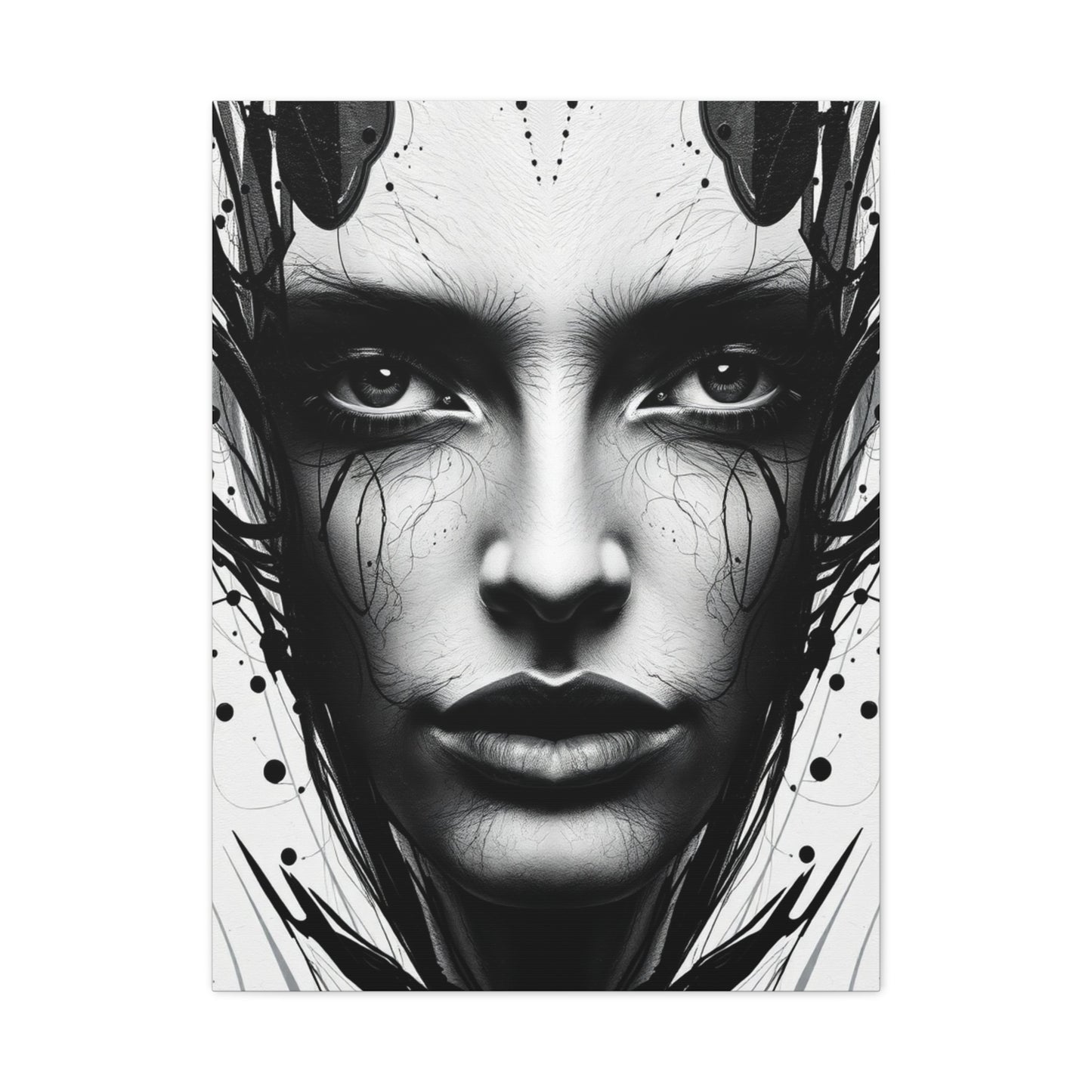 Black and White Abstract Art Supreme Gallery Wall Art & Canvas Print