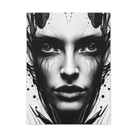 Black and White Abstract Art Supreme Gallery Wall Art & Canvas Print