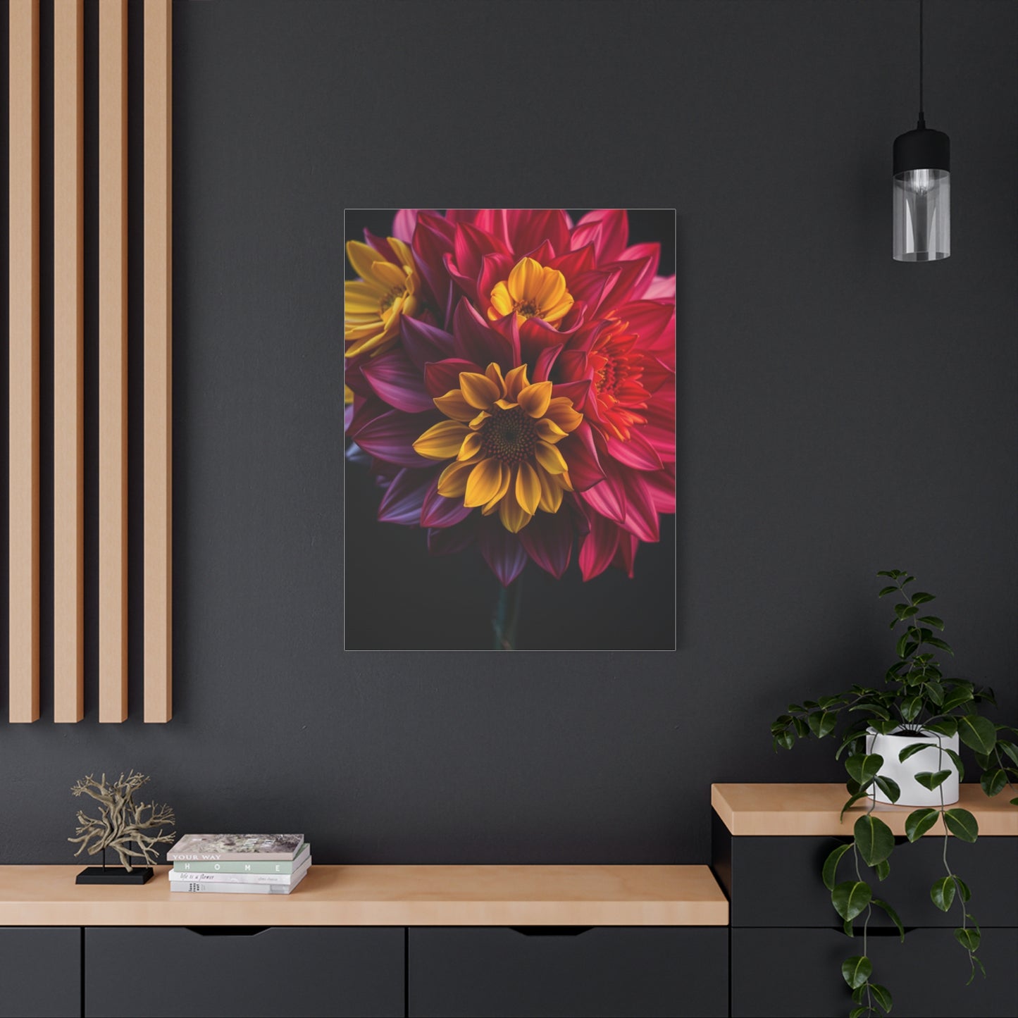 Serene Blossom Countenance Wall Art & Canvas Print