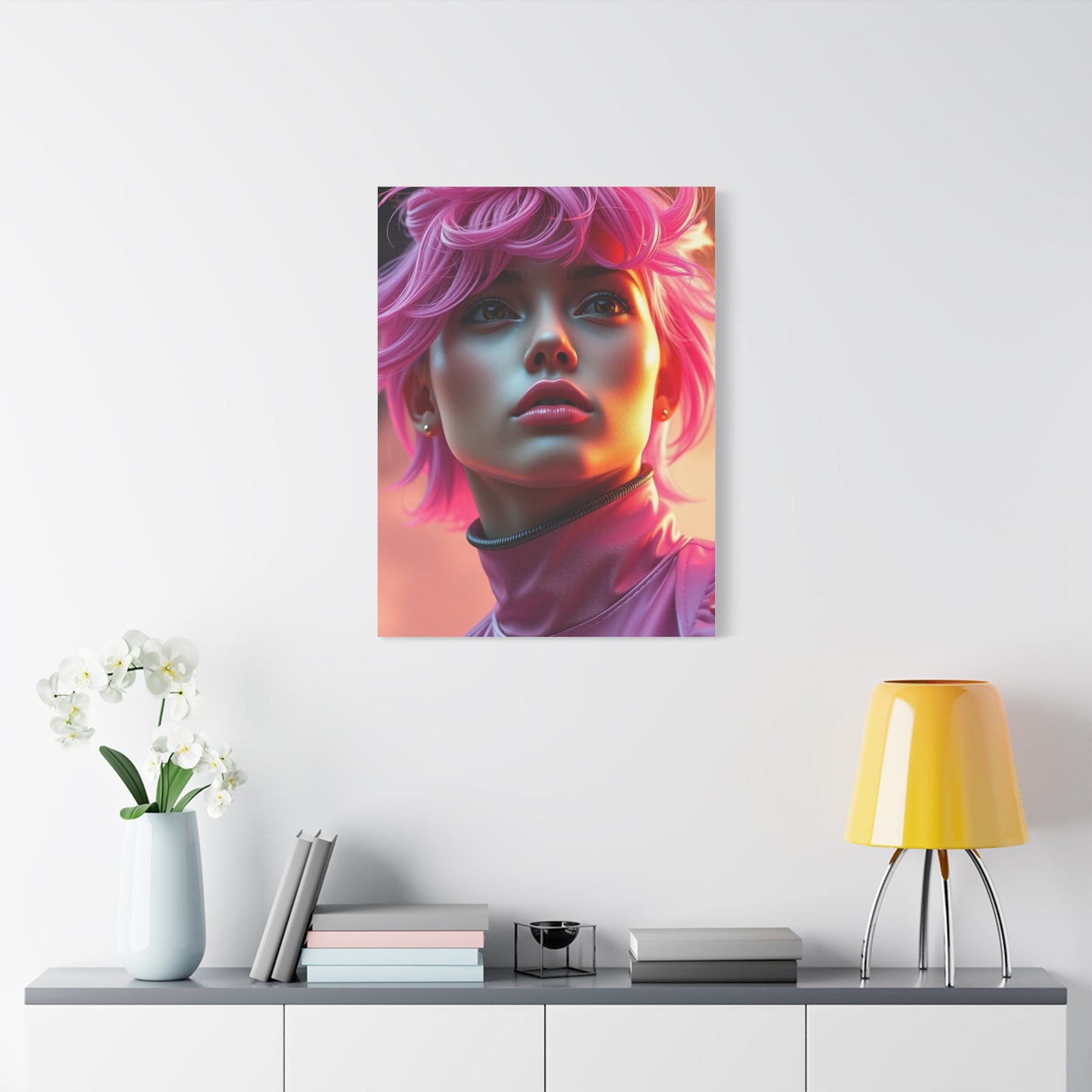 Supreme Gold & Pink Art Collection Wall Art & Canvas Print