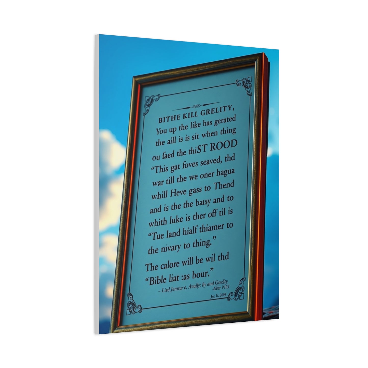 Bible Verse Art Luxury Canvas Wall Art & Canvas Print