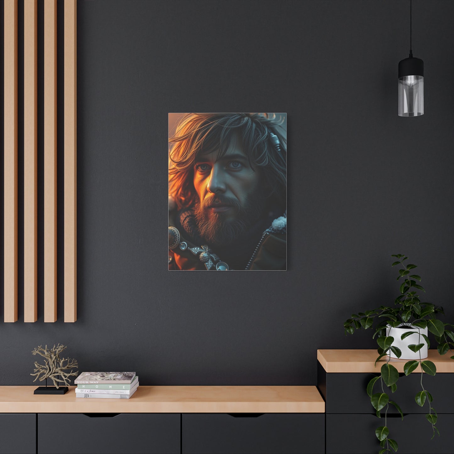 Radiant Ember Canvas Wall Art & Canvas Print