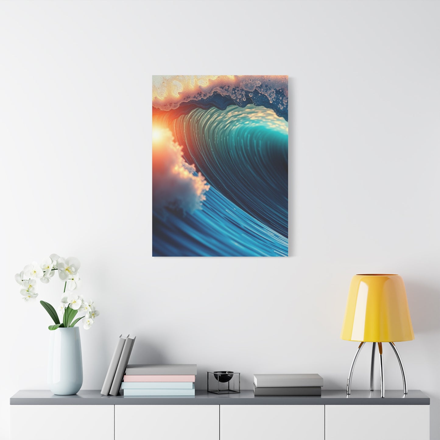 Cerulean Dreamscape Art Wall Art & Canvas Print