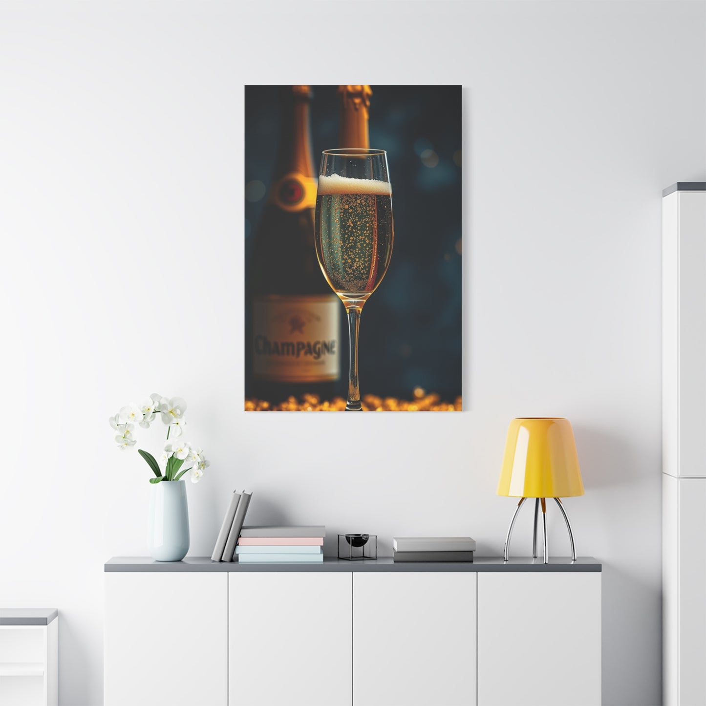 Supreme Champagne Art Collection Wall Art & Canvas Print