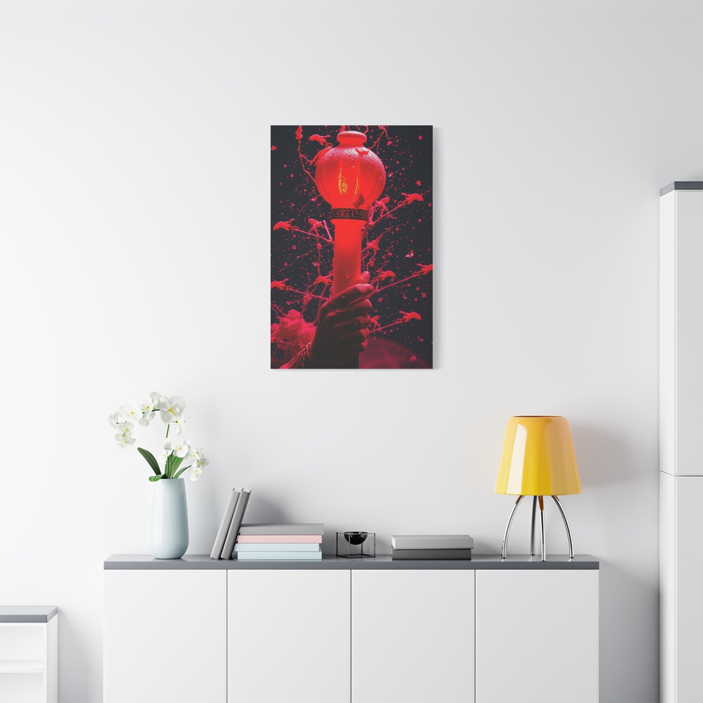 Ruby Euphoria Painting Wall Art & Canvas Print