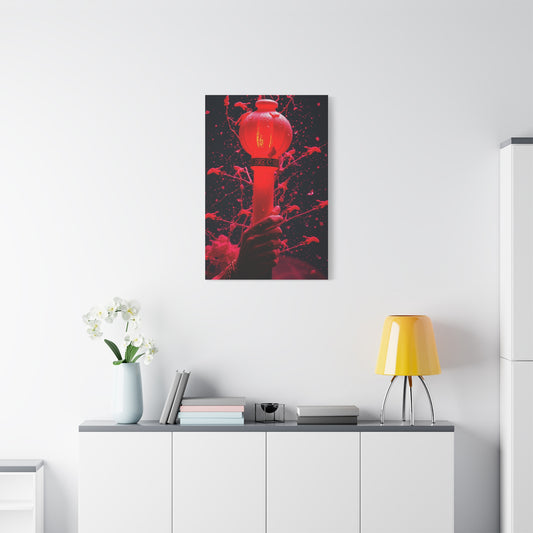 Ruby Euphoria Painting Wall Art & Canvas Print