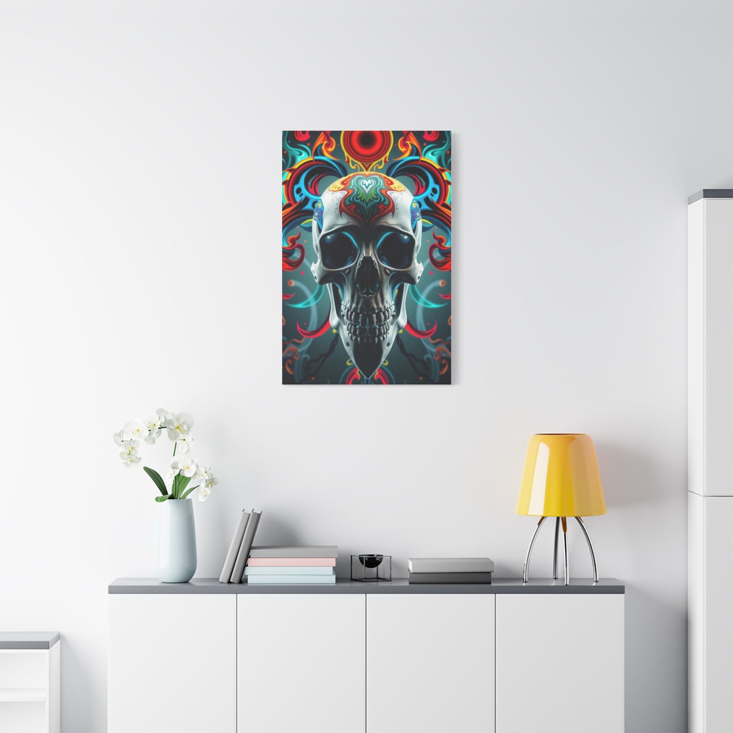 Collection 3D Trippy Skull Art By Ali Gulec Art Art Wall Art & Canvas Print