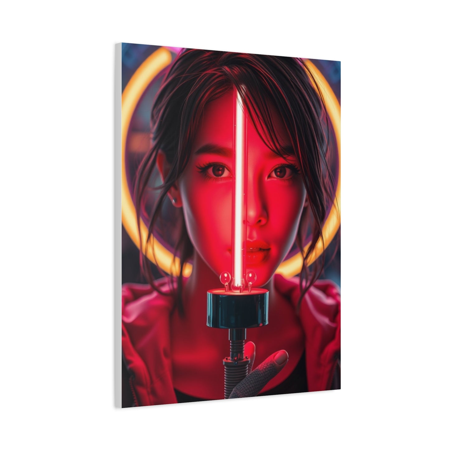 Neon Nimbus Canvas Wall Art & Canvas Print