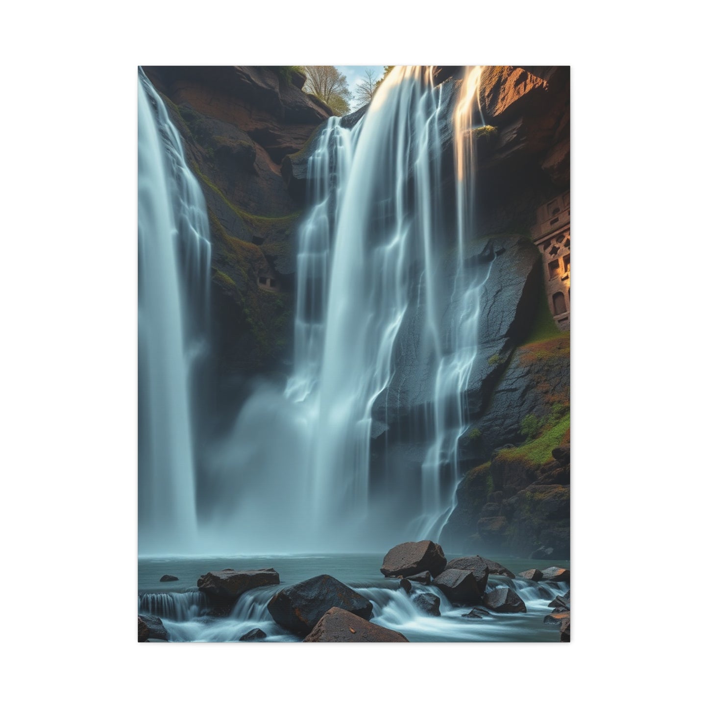 Ethereal Torrent Composition Wall Art & Canvas Print